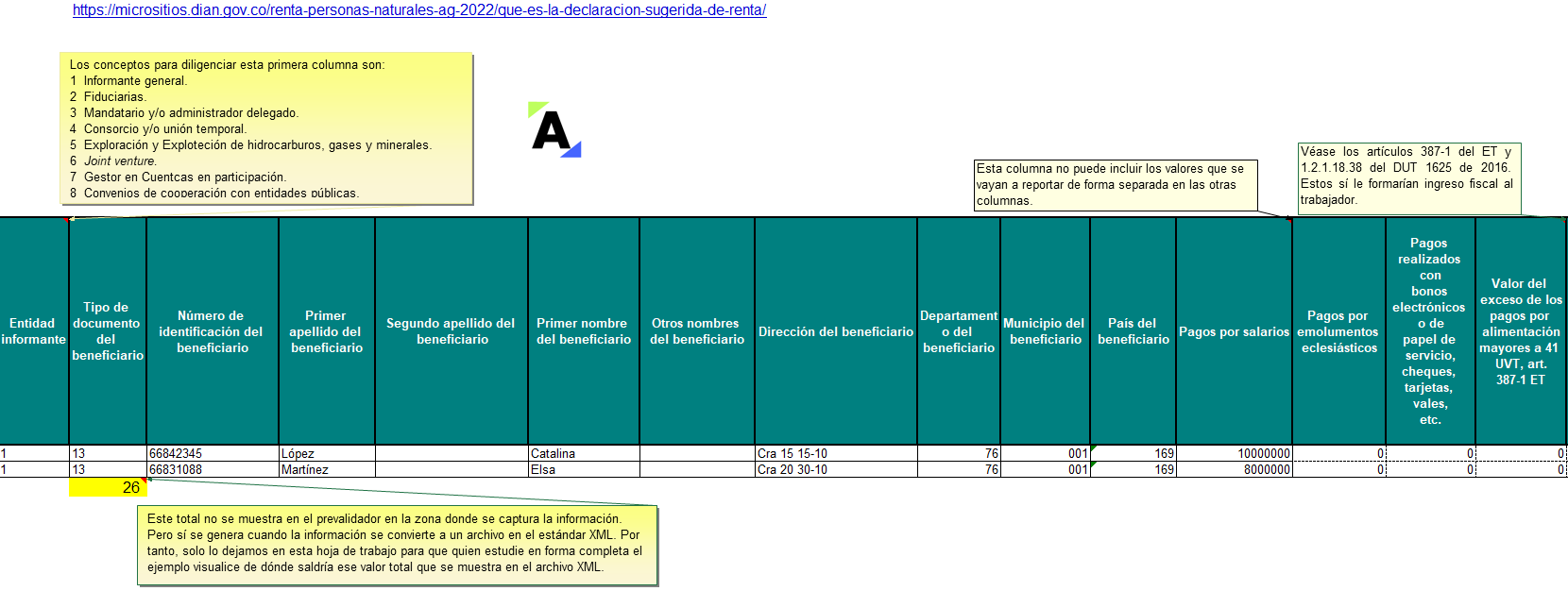 Liquidador Plantilla Del Formato 2276 2280 Y 2743 Para El Reporte De