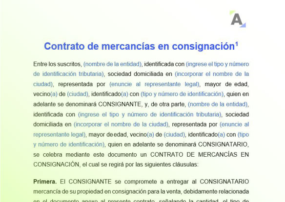 Contrato de mercancías