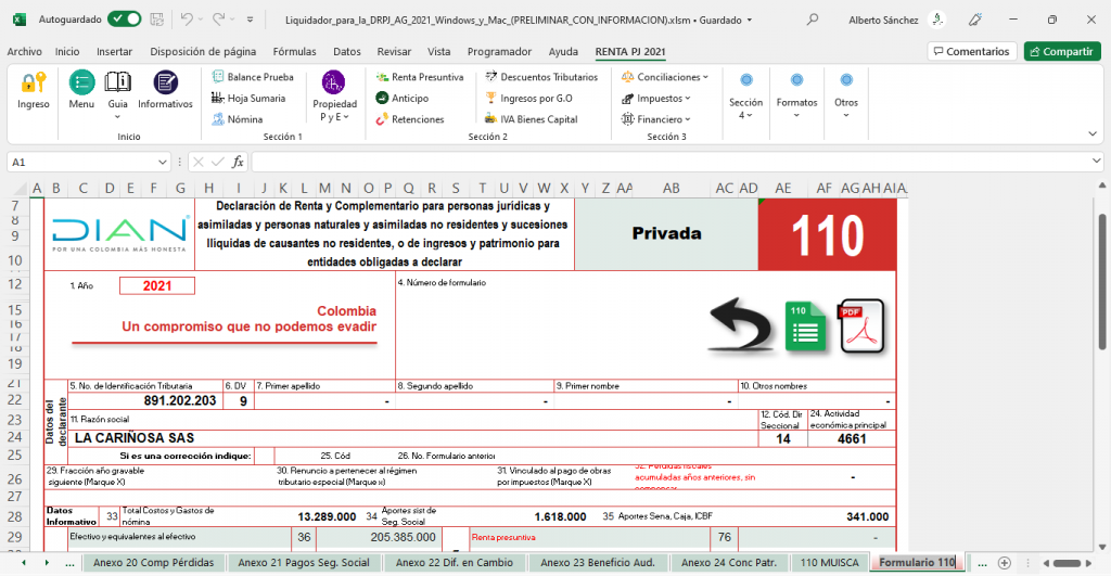 Herramienta Interactiva Para La Elaboración De La Declaración De Renta