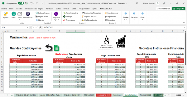 Herramienta Interactiva Para La Elaboración De La Declaración De Renta