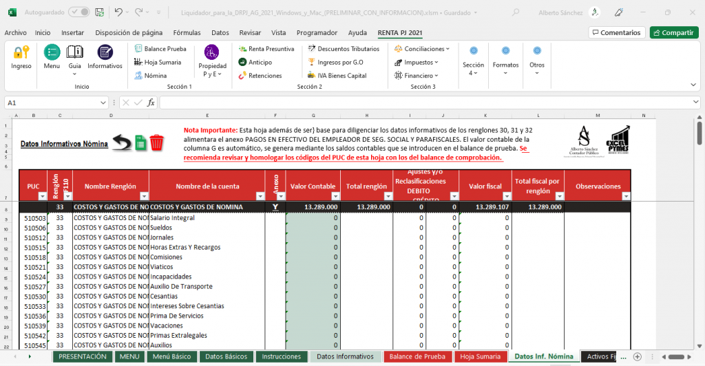 Herramienta Interactiva Para La Elaboración De La Declaración De Renta