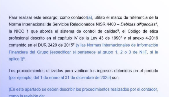 certificado de ingresos