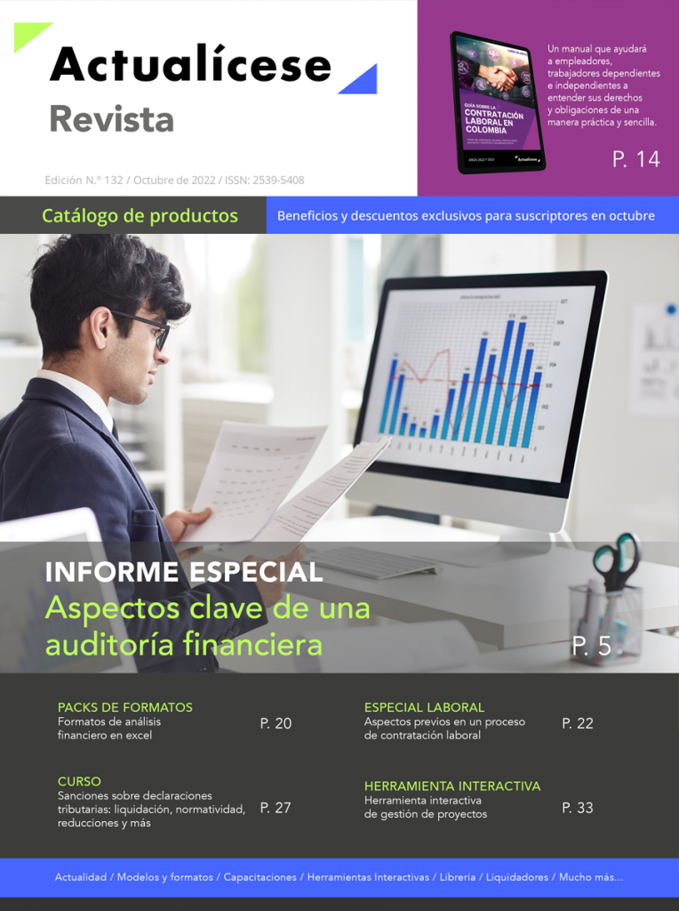 Portada Revista Actualícese Edición 132: Aspectos Clave De Una Auditoría Financiera
