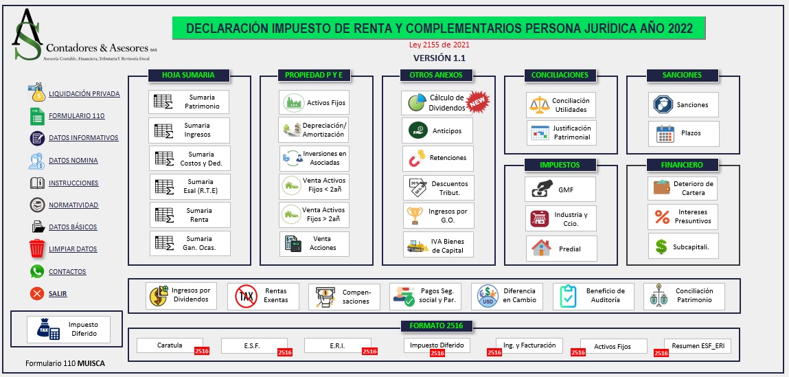 Herramienta Interactiva Para La Elaboración De La Declaración De Renta ...