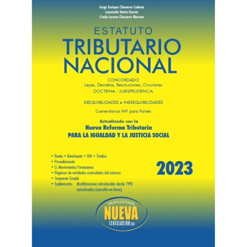 Estatuto Tributario Nacional 2023 Nueva Legislación Sas Actualícese