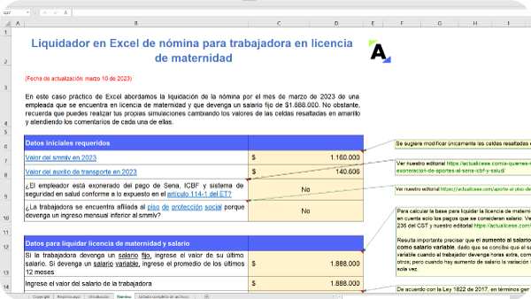 Formatos Para La Liquidación De La Nómina Paso A Paso Actualícese