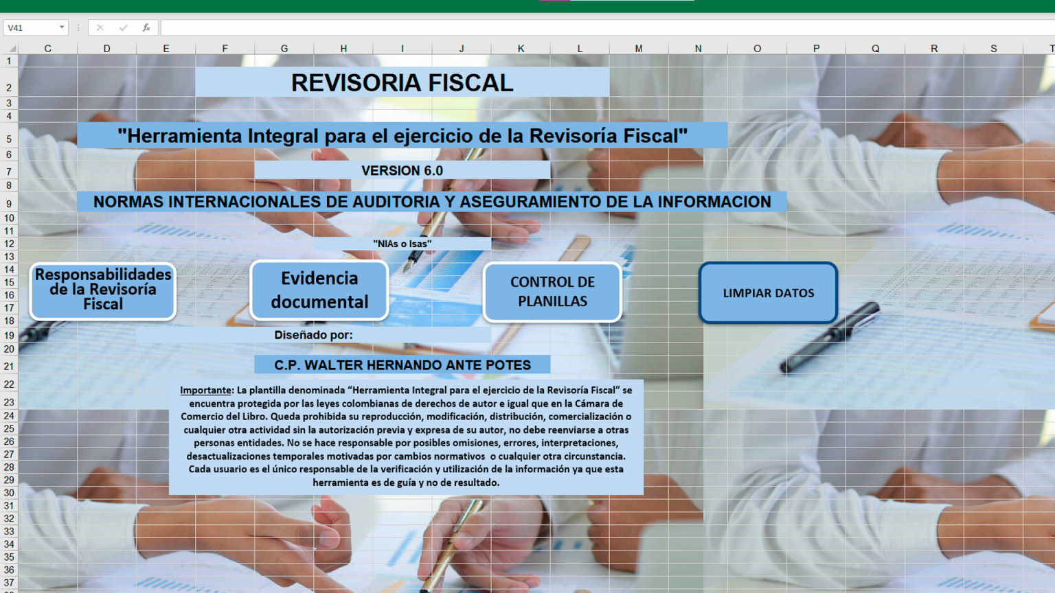 Herramienta Integral Para El Ejercicio De La Revisoría Fiscal Versión 6