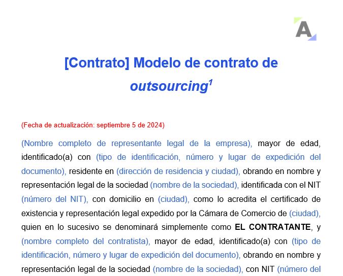 contrato de outsourcing 