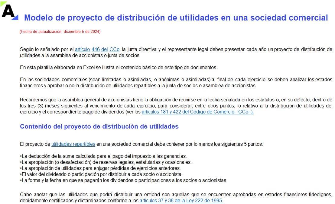 distribución de utilidades