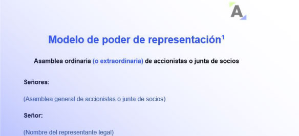 poder de representación