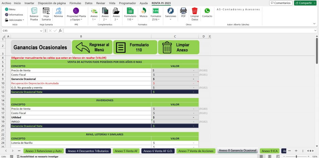 Herramienta Interactiva Para La Elaboración De La Declaración De Renta