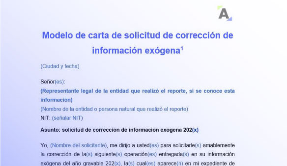 Información exógena