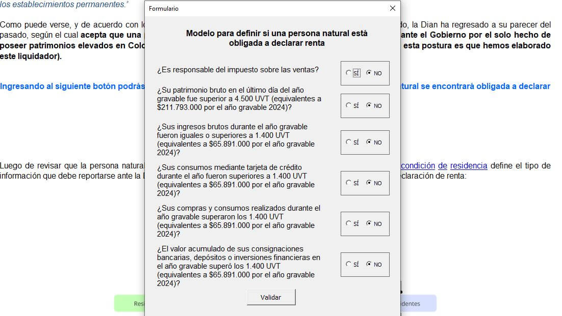 declaración de renta 
