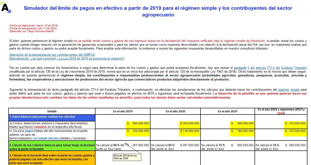 pagos en efectivo