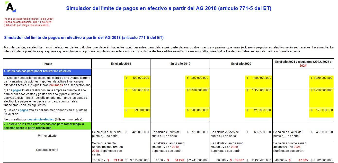 pagos en efectivo