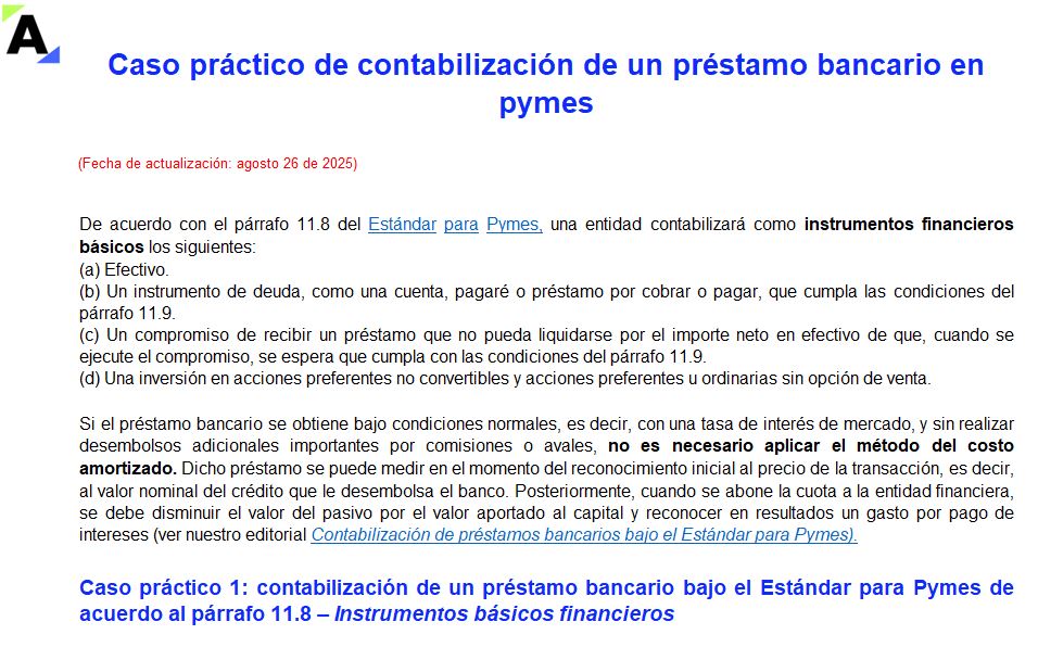 préstamo bancario