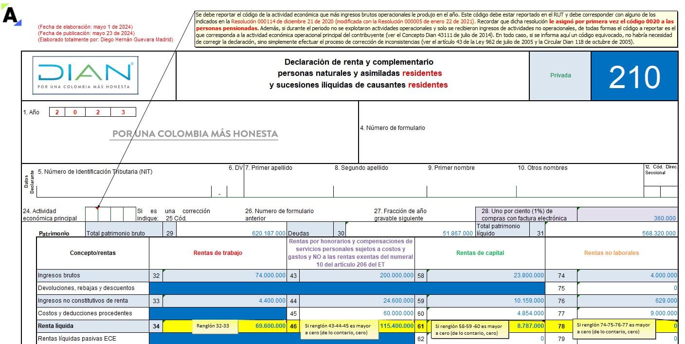 declaración de renta