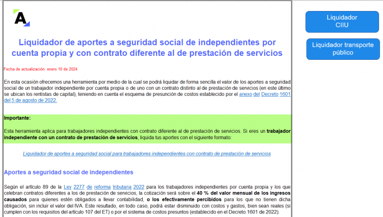 aportes a seguridad social