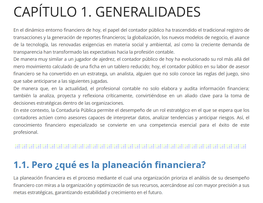 Planeación financiera