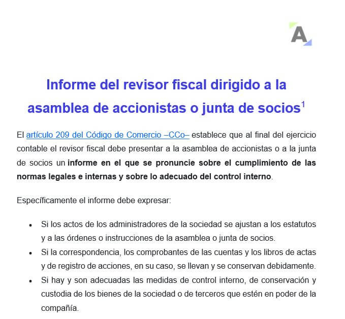 revisoría fiscal