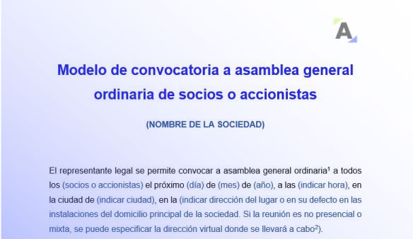 convocatoria a asamblea