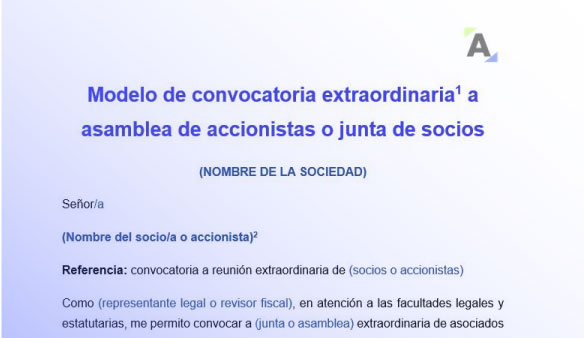 convocatoria extraordinaria