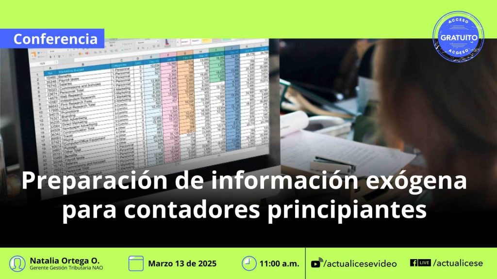 [Conferencia] Preparación de información exógena para contadores principiantes