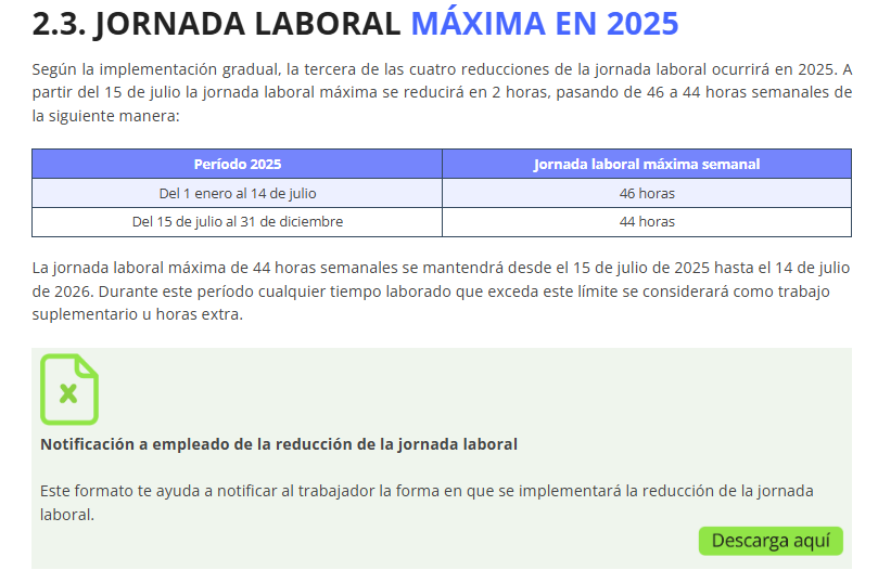 jornada laboral