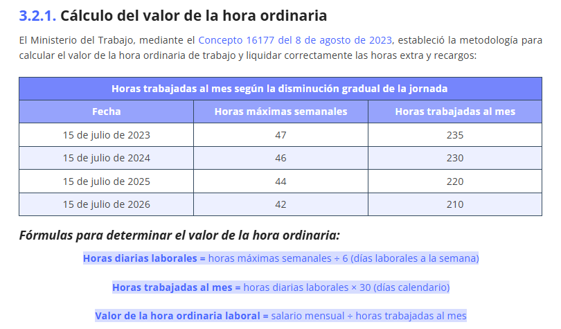 jornada laboral