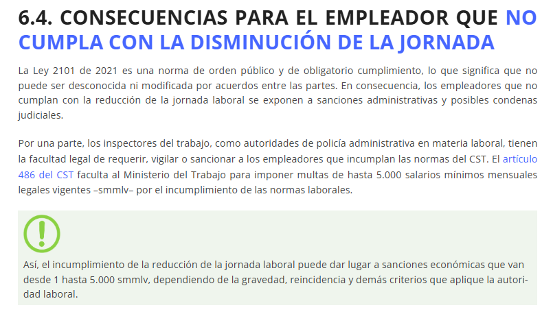 jornada laboral