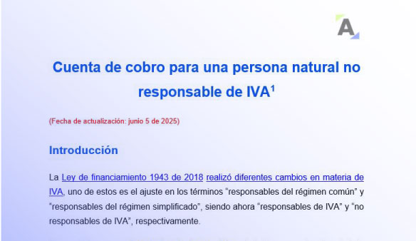 cuenta de cobro