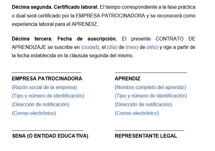 contrato de aprendizaje