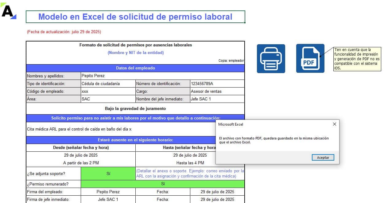 permiso laboral