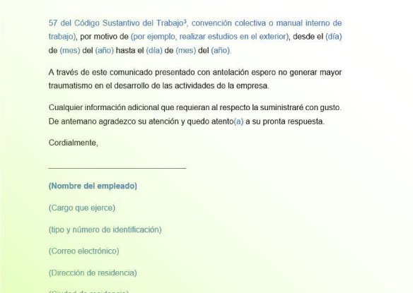 licencia no remunerada