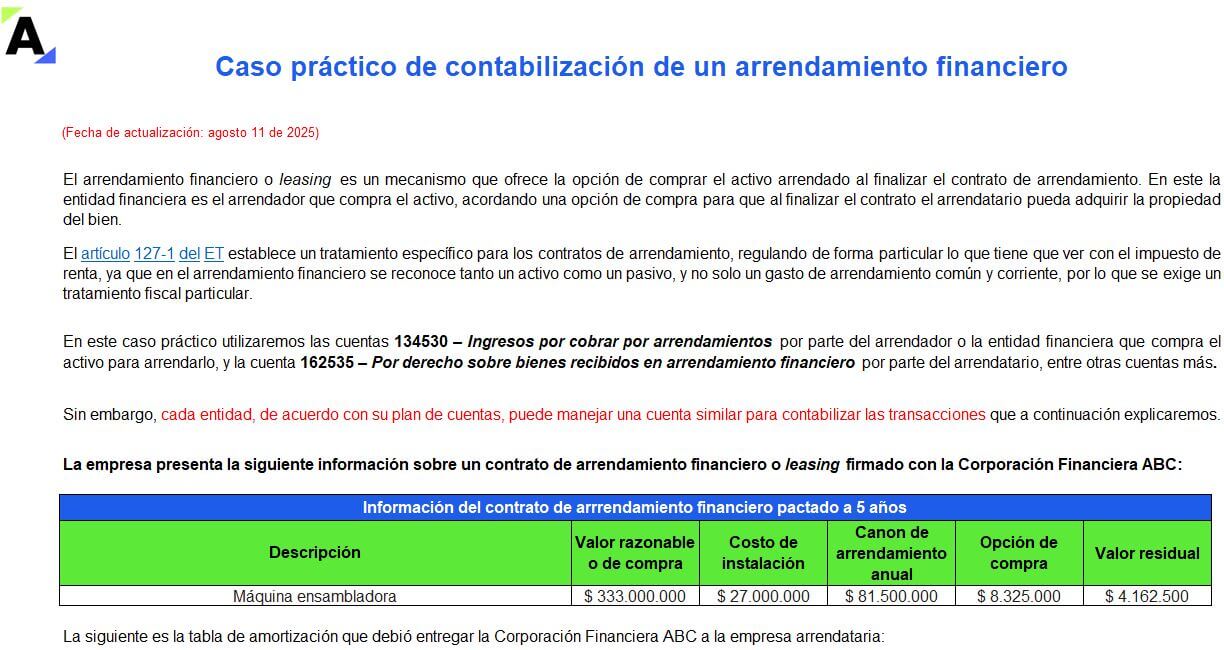 arrendamientos