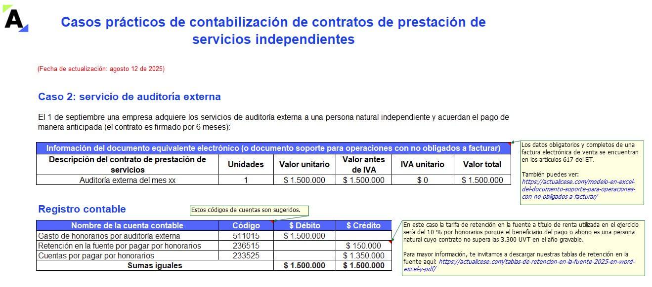 prestación de servicios