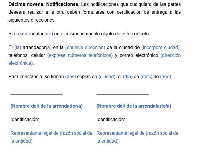 contrato de arrendamiento